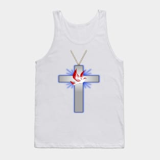 CHRISTIAN CROSS With DOVE Tank Top